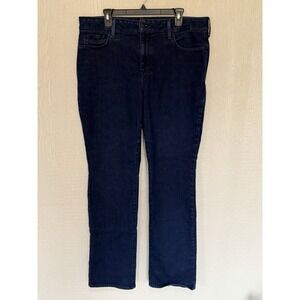 NYDJ Marilyn straight Stretch  jeans size 18W Dark Blue Excellent Condition